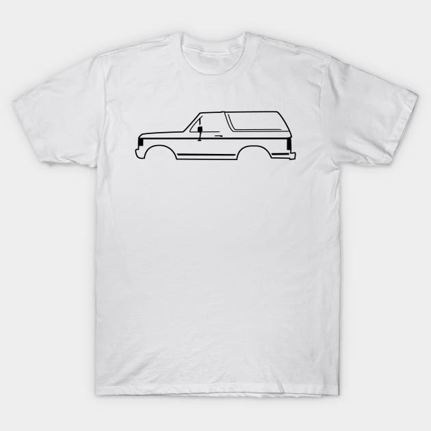 1987-1991 Ford Bronco T-Shirt by The OBS Apparel